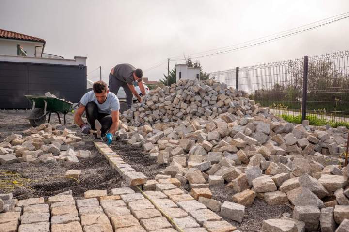 Dallage extérieur granit Saint-Pierre-d'Irube
